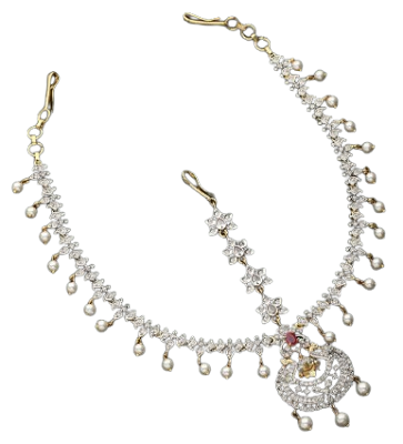 Diamond Matha Patti Jewellery